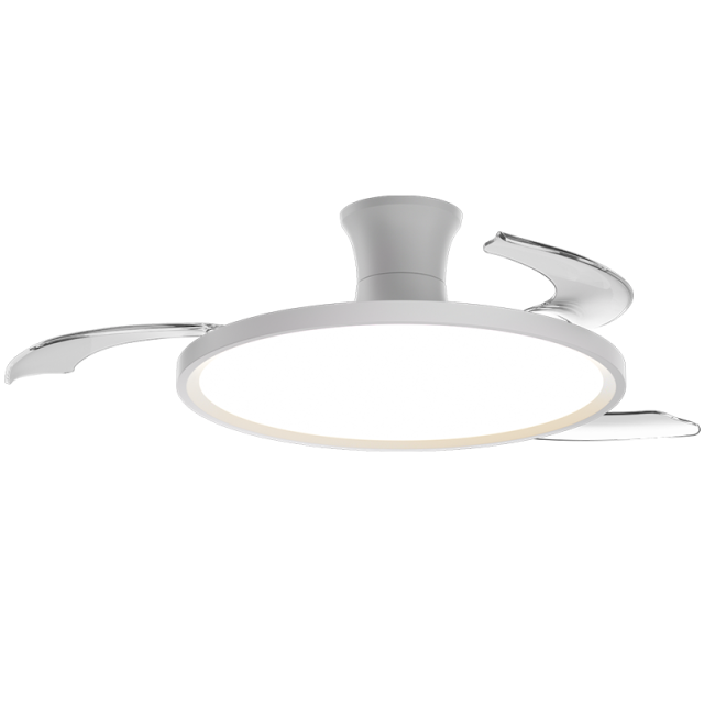 鸿雁风扇灯【无吊杠款】70w-42寸吸顶-变频6档风-三色光